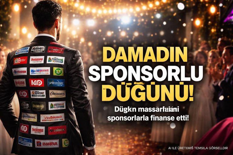 Denizli’de Düğün Masrafları Reklam Panosuyla Karşılandı