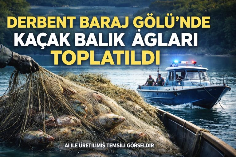 Derbent Baraj Gölü’nde Kaçak Avcılığa Karşı Operasyon Düzenlendi