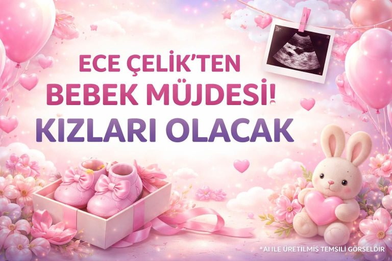 Ece Çelik’ten Yeni Hamilelik Paylaşımı: Beklenen Bebek Kız Oldu