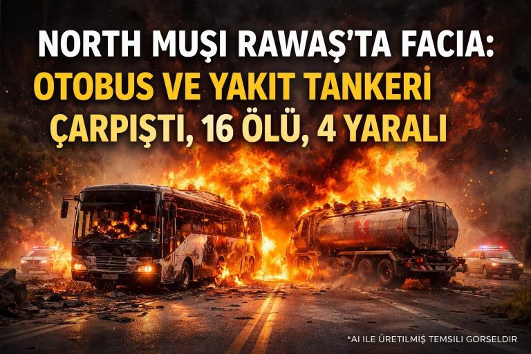 Endonezya’da Trans-Sumatra Otoyolu’nda Otobüs ve Yakıt Tankeri Çarpışması Felaketi