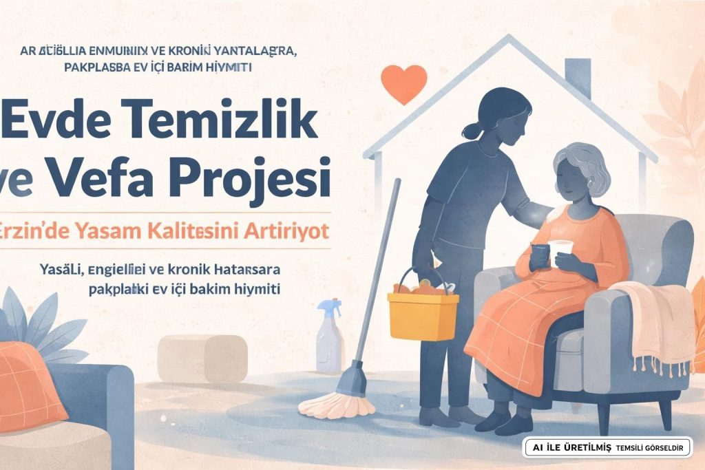 Erzin'de Yaşlı ve Engellilere Evde Bakım Desteği Veriliyor