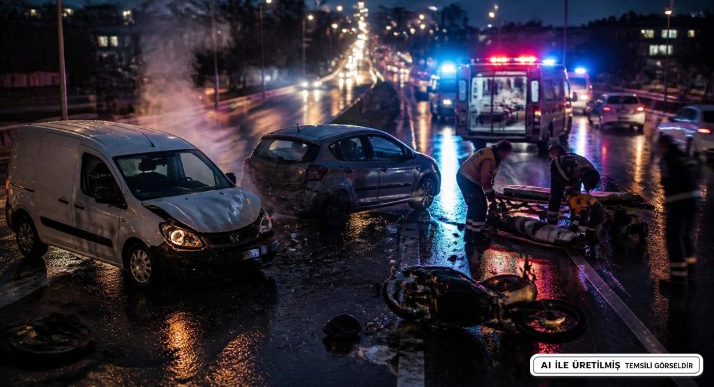 Eski Edirne'de Zincirleme Trafik Kazası Yaşandı