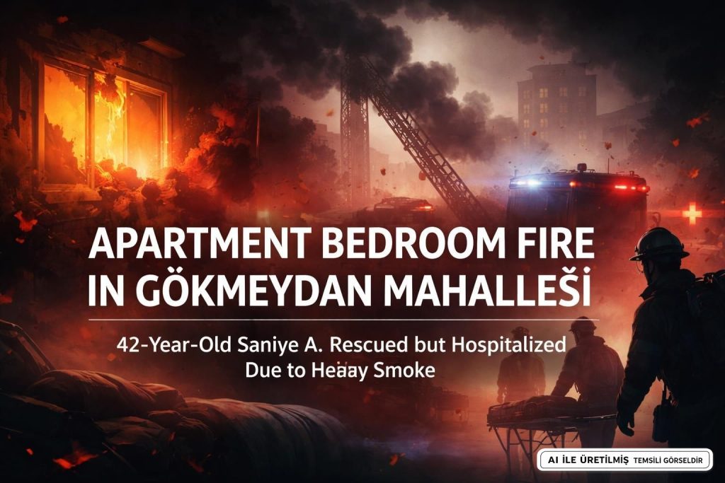 Eskişehir'de Daire Yangını: Kadın Dumandan Zehirlenerek Hastaneye Kaldırıldı