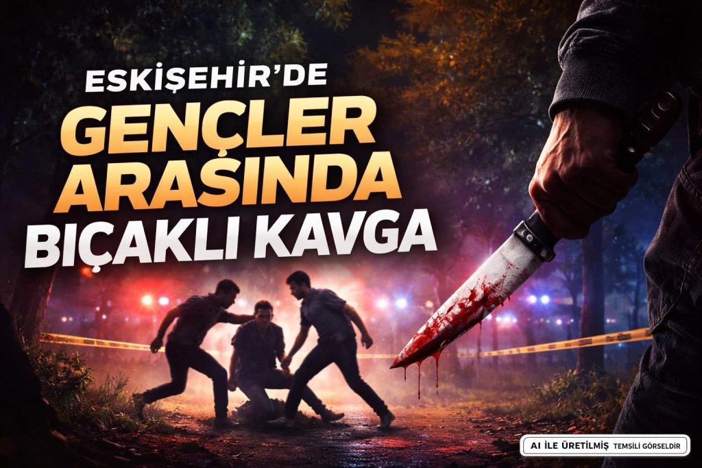 Eskişehir'de Parkta Bıçaklı Kavga Çıktı