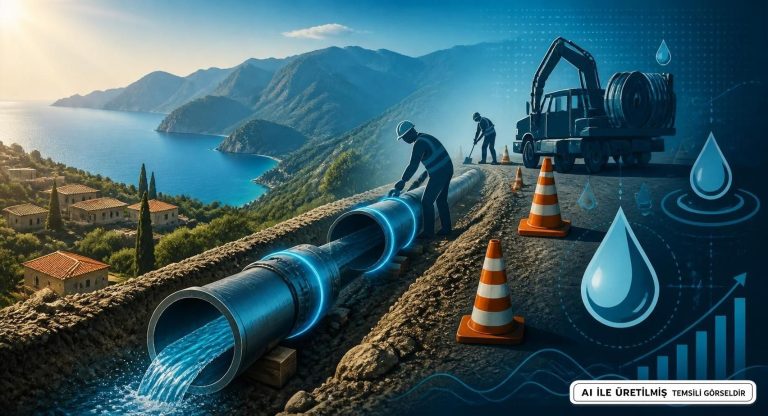 Fethiye’de Su Sorununa Son: İçme Suyu Hattı Yenileniyor