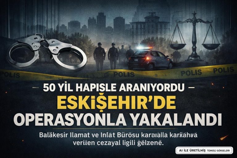 Firari Hükümlü Eskişehir’de Yakalandı