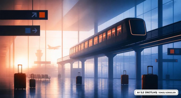 Frankfurt Havalimanı’nda Yeni Sky Line Treni Hizmet Dışı