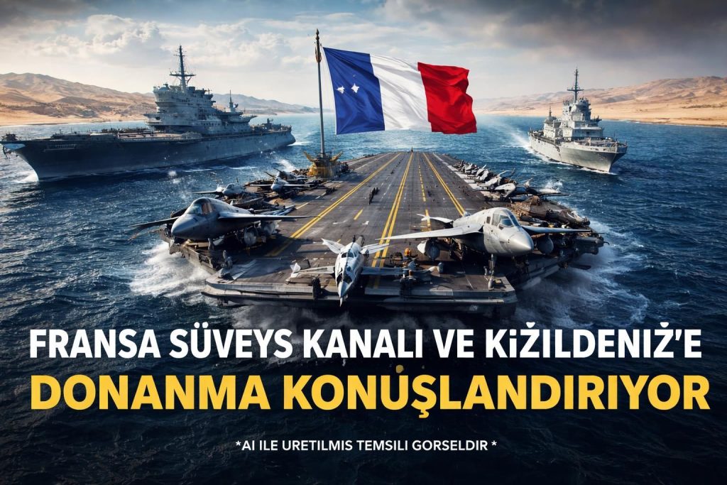 Fransa'nın Uçak Gemisi Grubu Süveyş Kanalı Güneye Hareket Etti