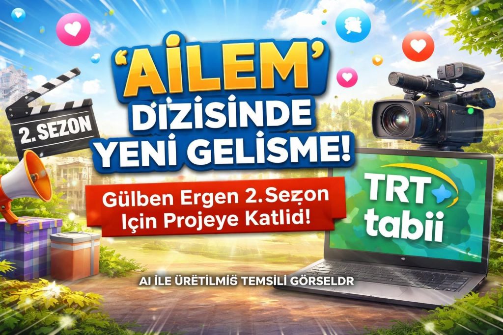 Gülben Ergen, Ailem Dizisinin İkinci Sezonuna Dahil Olduğunu Duyurdu