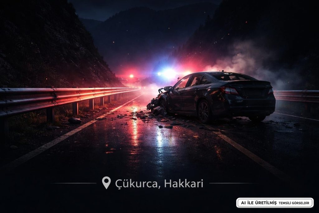 Hakkari'de Otomobil Kazası: 1 Ölü, 3 Yaralı