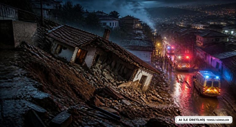 Hatay Antakya’da Sağanak Nedeniyle Ev Çöktü: 1 Ölü, 3 Yaralı