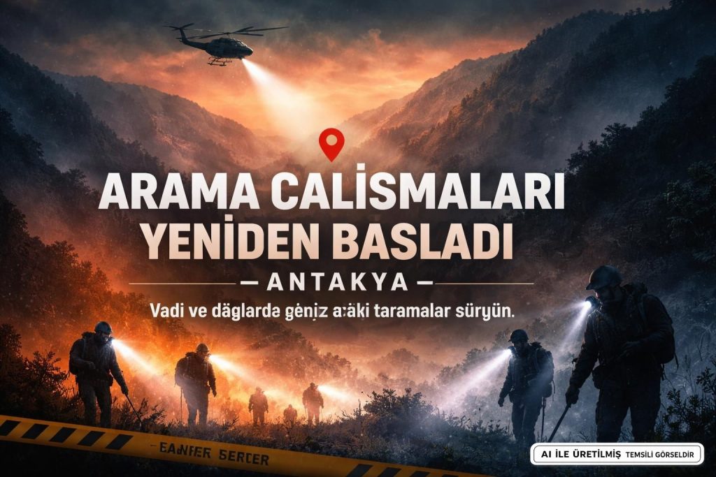 Hatay'da Kayıp Genç İçin Arama Çalışmaları Yenilendi
