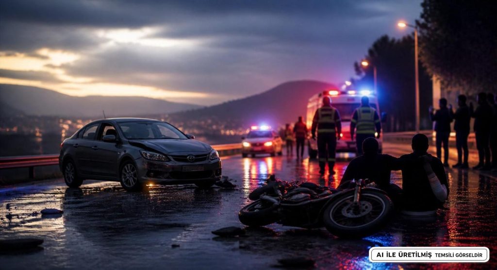 Hatay'da Motosiklet ve Otomobil Çarpıştı: İki Kişi Yaralandı