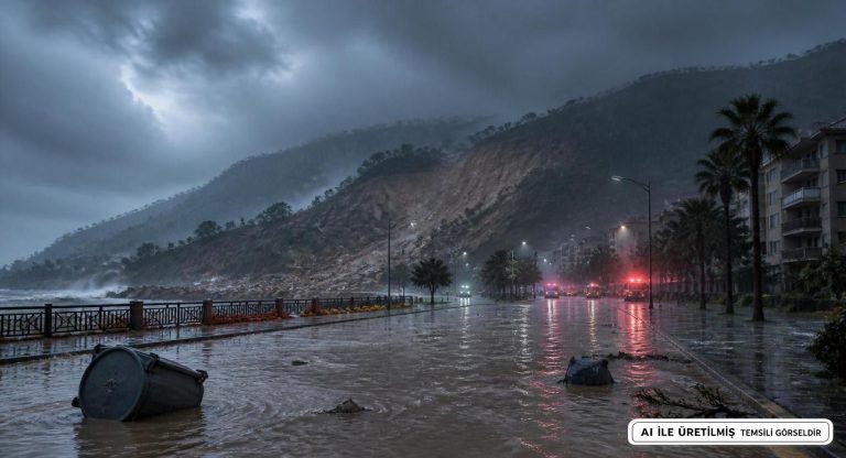 Hatay’da Yağışlar Sel ve Heyelan Yarattı: Eğitime Ara Verildi