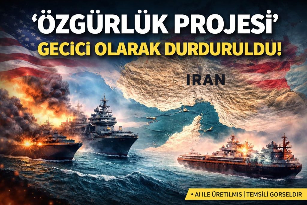 Hürmüz Boğazı'ndaki Özgürlük Projesi Geçişleri Askıya Alındı