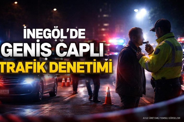 İnegöl’de Trafik Kontrolü: Alkollü Sürücü Gözaltına Alındı