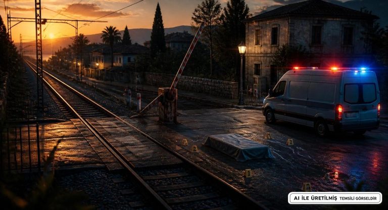 İzmir’de Tren Altında Kalan Yaşlı Vatandaş Hastaneye Kaldırıldı