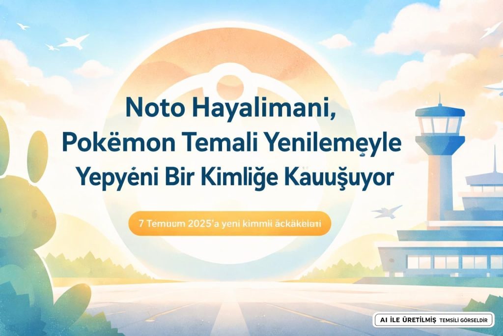 Japonya'da Havalimanı Yenileniyor: Pokémon Temalı Yeni Bir Deneyim