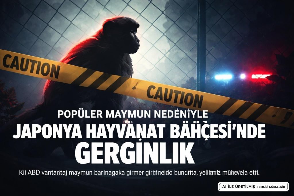 Japonya'da Popüler Maymun Nedeniyle Parka İzinsiz Giriş