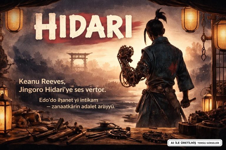 Keanu Reeves, Yeni Stop-Motion Samuray Filmi Hidari’de Seslendirme Yapacak