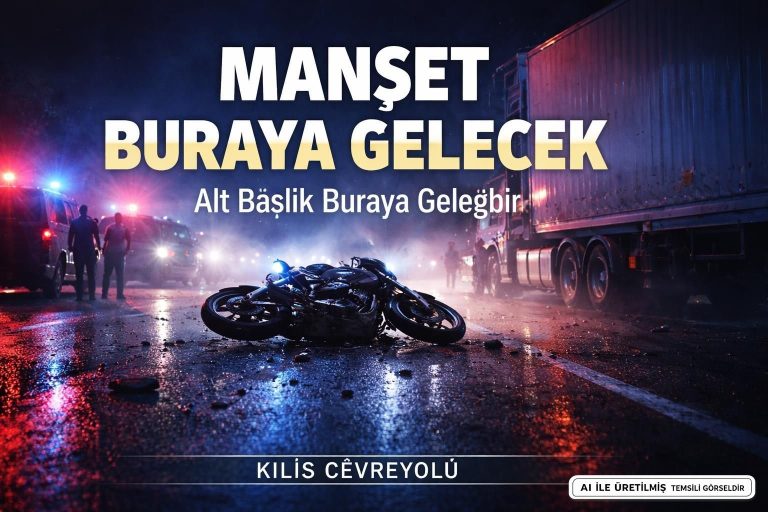 Kilis’te TIR ile motosiklet çarpıştı: İki kişi ağır yaralandı