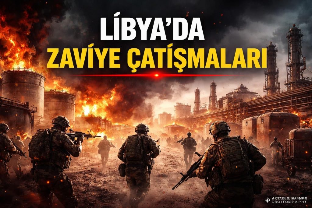 Libya'da Zaviye Petrol Kompleksi Çatışmaları Güvenlik Operasyonunu Tetikledi