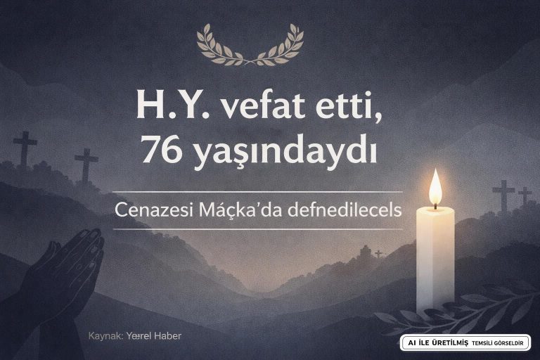 Maçka’da Tanınan İsimin Eşi Hayatını Kaybetti