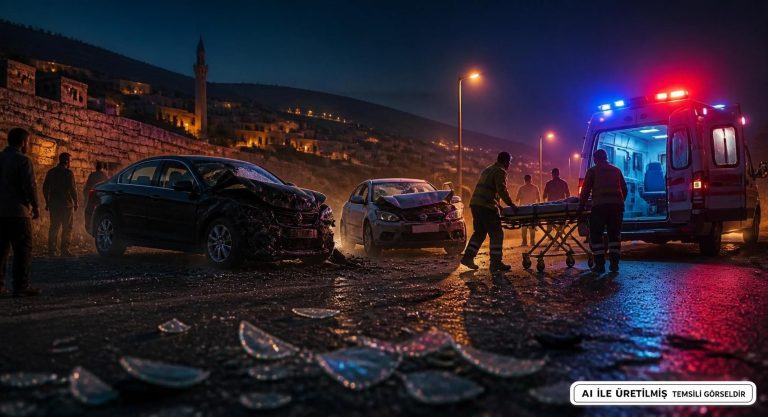 Mardin’de Trafik Kazası: İki Otomobil Çarpıştı, 5 Yaralı Hastaneye Kaldırıldı