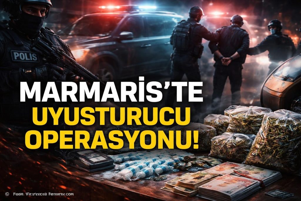 Marmaris'te Uyuşturucu Operasyonu: 4 Şüpheli Tutuklandı