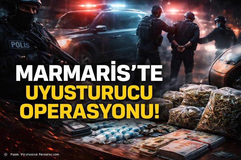 Marmaris’te Uyuşturucu Operasyonu: 4 Şüpheli Tutuklandı