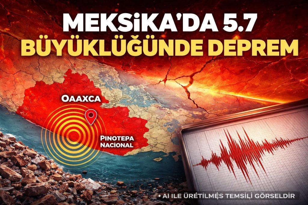 Meksika'da Deprem Paniği: Oaxaca Bölgesi'nde 5,7 Büyüklüğünde Sarsıntı Kaydedildi