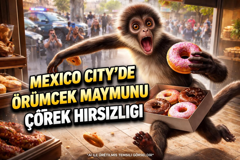 Mexico City’de Örümcek Maymun Soygunu