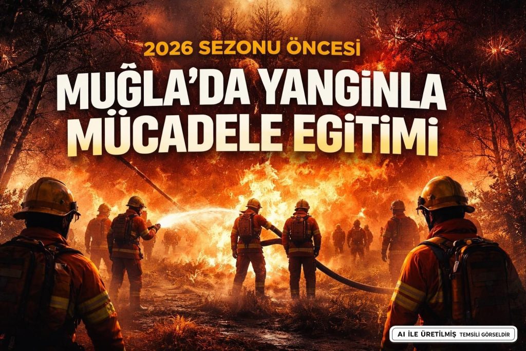 Muğla'da Orman Yangınlarına Karşı İş Başında Eğitimler Verildi