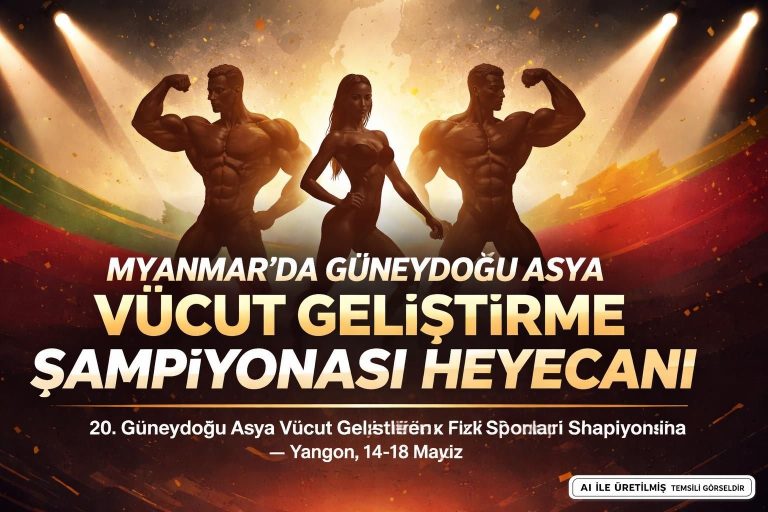 Myanmar’da 20. Güneydoğu Vücut Geliştirme Şampiyonası Başlıyor
