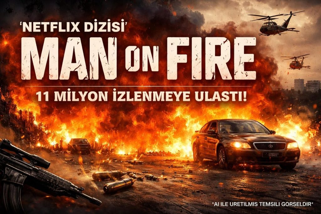 Netflix'in Yeni Dizisi Man on Fire, İlk Dört Günde 11 Milyon İzlenmeye Ulaştı