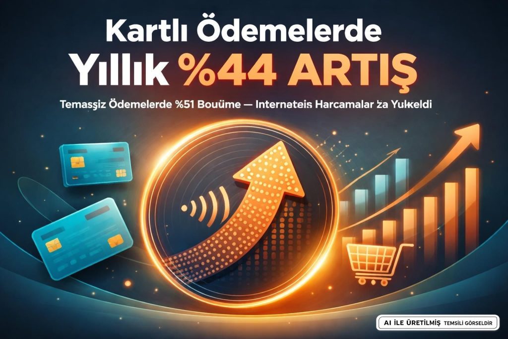 Nisan Ayı Kartlı Ödemeler Yüzde 44 Arttı