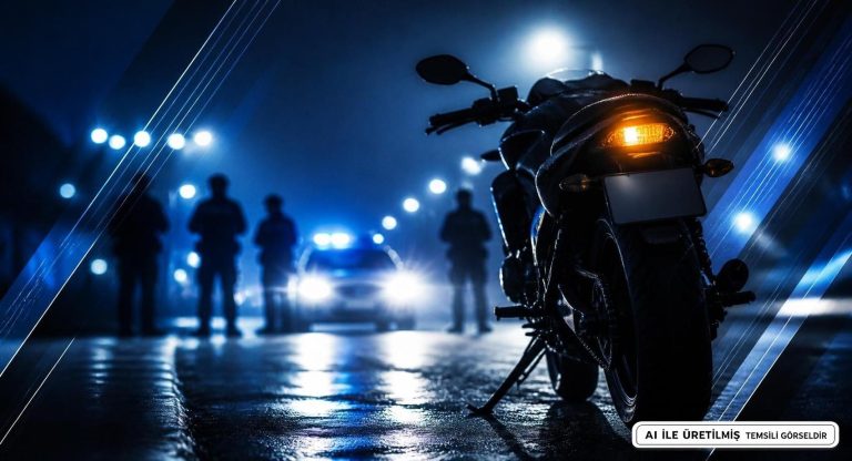 Plakası Değiştirilen Motosiklet Sahibi Yakalandı
