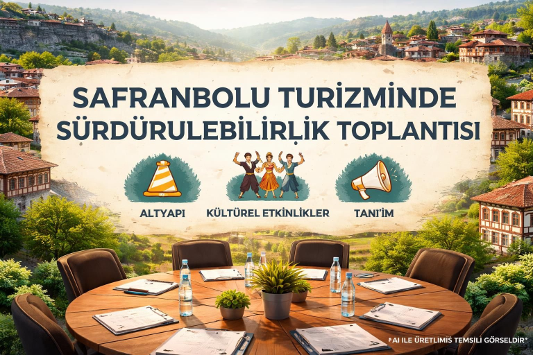 Safranbolu’da Turizm Vizyonu Masaya Yatırıldı: Esnaf ve Yerel Yönetim İş Birliği Vurgulandı