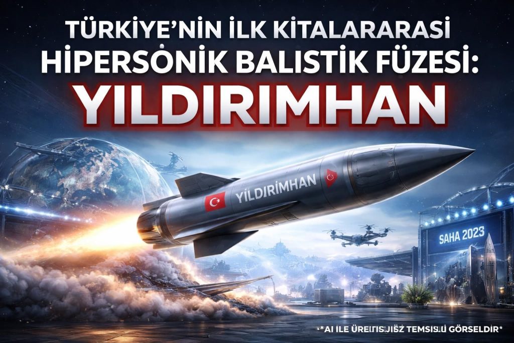 SAHA 2026 Fuarı'nda Türkiye'nin Yeni Hipersonik Füzesi 'YILDIRIMHAN' Tanıtıldı