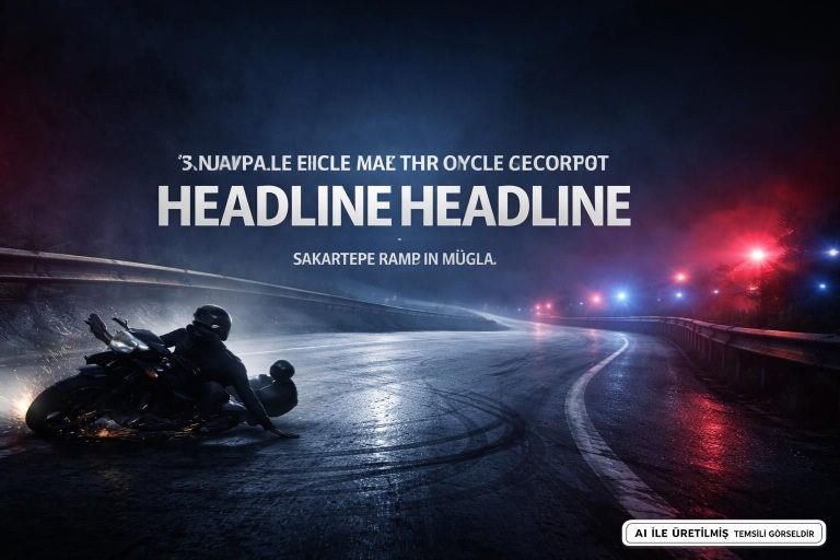 Sakartepe Rampası’nda Tek Taraflı Kaza Yaşandı