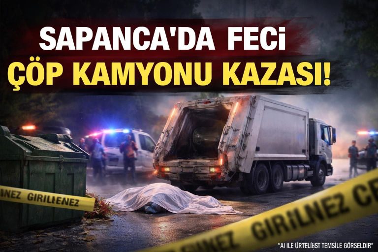 Sakarya’da Çöp Kamyonu Altında Kalan Kadın Hayatını Kaybetti
