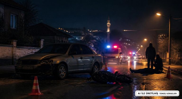 Şarkışla’da Motosiklet Kazası Facetine Yol Açtı