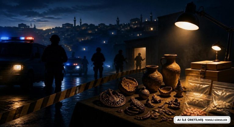 Siirt’te 16 Günde Büyük Operasyonlar: Uyuşturucu ve Tarihi Eserler Ele Geçirildi