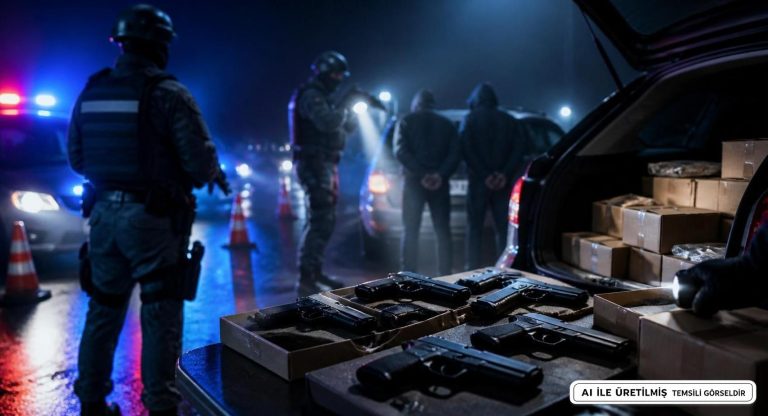 Silah Kaçakçılığı Operasyonu: 100 Ruhsatsız Tabanca Ele Geçirildi