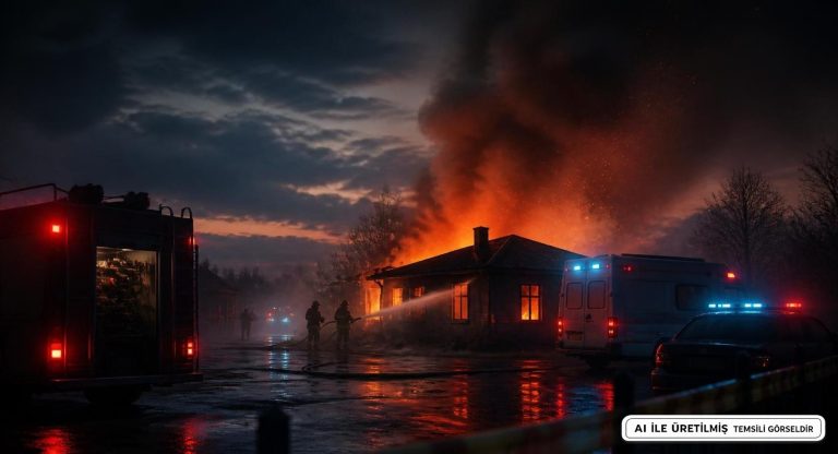 Suluova’da Tek Katlı Ev Yangın Tehlikesi Yaşadı