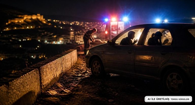 Tartışma Çıkan İkili İstinat Duvarından Atladı