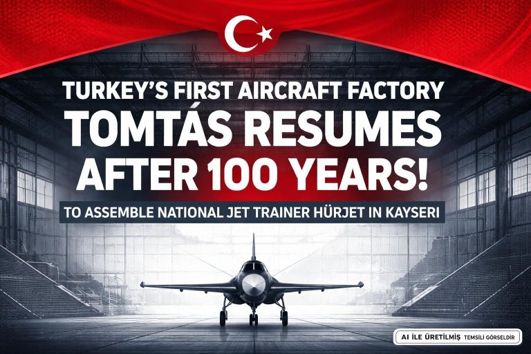 TOMTAŞ, 100 Yıl Sonra HÜRJET’i Kayseri Semalarında Görecek