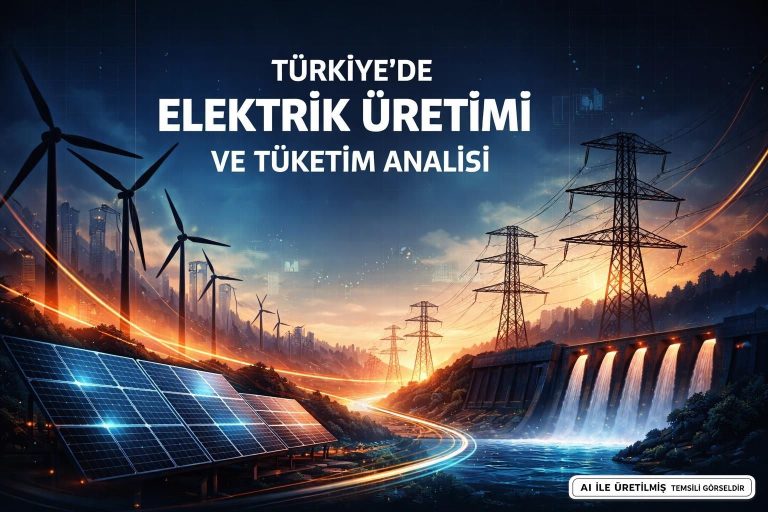 Türkiye’de Elektrik Üretimi ve Tüketim Verileri Açıklandı