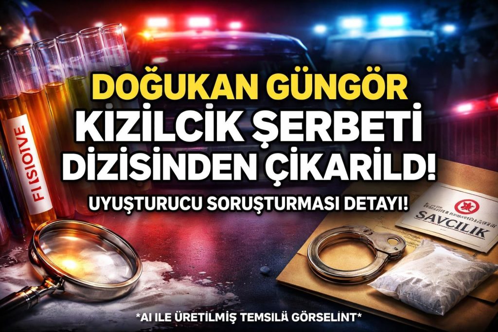 Ünlü Oyuncu Doğukan Güngör, Uyuşturucu Soruşturması Sonrası Kızılcık Şerbeti Kadrosundan Çıkarıldı