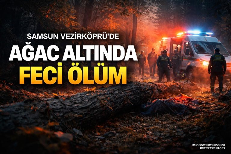 Vezirköprü’de Tarlada Ağaç Kesilirken Trajik Kaza